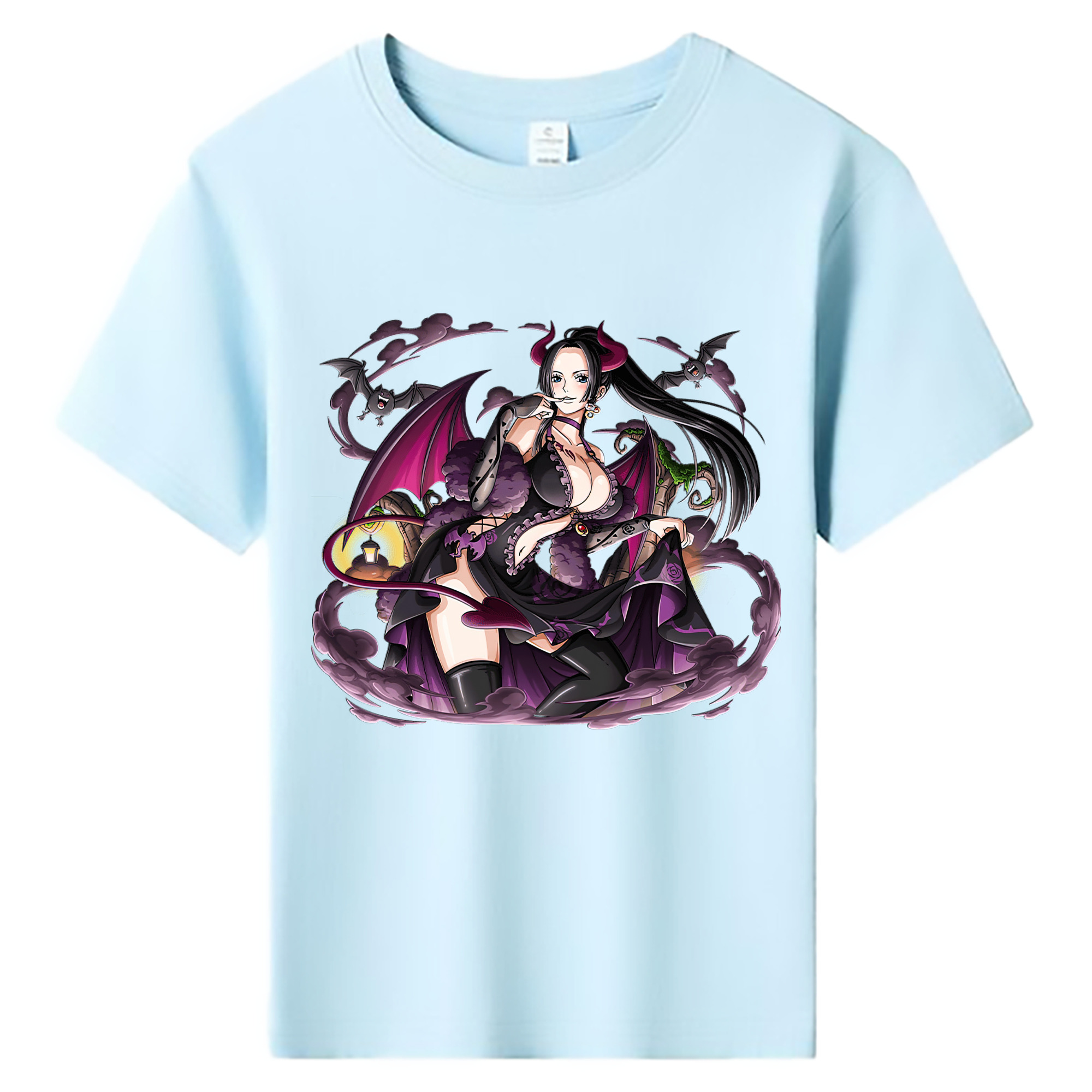 ワンピース ボア・ハンコック ONE PIECE Boa·Hancock 綿100％キッズTシャツ（フロントプリント）